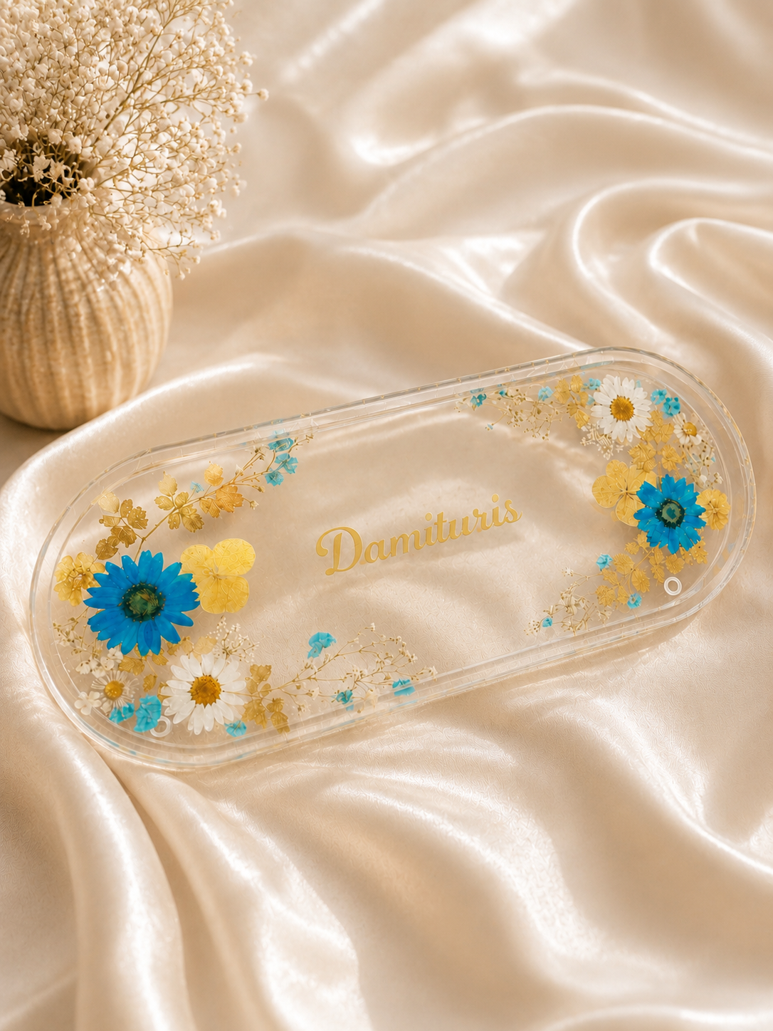 Custom Floral Trinket Tray