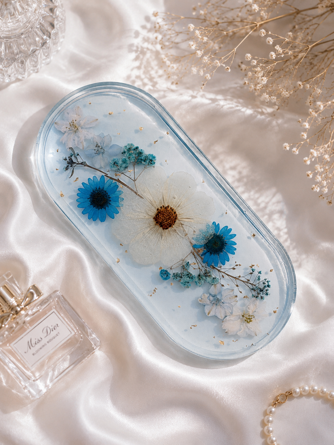 Custom Floral Trinket Tray