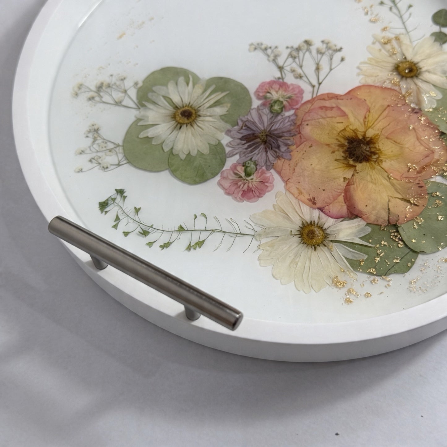 Blush Garden Floral Tray