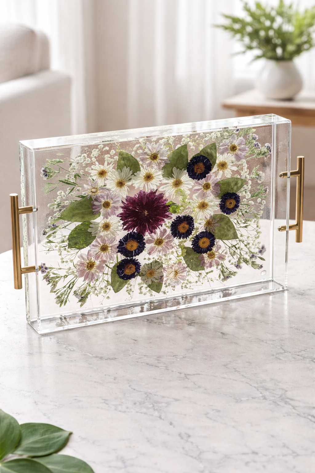 Wildflower Garden Luxe Tray